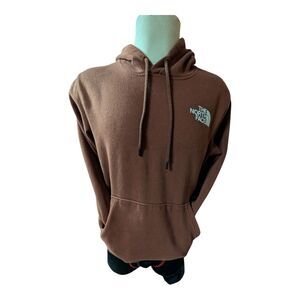 THE NORTH FACE Men's Box NSE Pullover Hoodie, Dark Oak/TNF Black, Medium